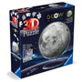 Ravensburger - 3D Puzzle Ball Moon Glow in the Dark, 72pcs. 115860