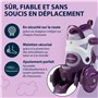 HUDORA Patins à roulettes My First Quad en différentes tailles & couleurs - Rollers à taille réglable de qualité pour enfants ju