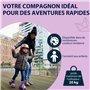 HUDORA Patins à roulettes My First Quad en différentes tailles & couleurs - Rollers à taille réglable de qualité pour enfants ju