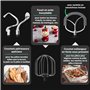 Profi Cook Robot de cuisine avec bol XXL de 12 L | Pétrin avec moteur Longlife Pro de 2500W | Boîte de vitesses en métal et écra