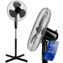 Clatronic Ventilateur sur pied Fan | silencieux | diamètre 40 cm | oscillation/rotation | hauteur et angle d'inclinaison réglabl