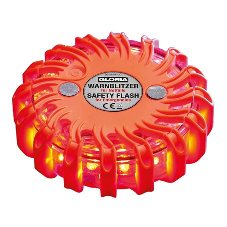 Gloria de clignotants d'avertissement – avec 16 LED ultra lumineuses en rouge