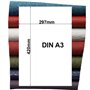Langlauf Schuhbedarf Restes de cuir extra larges 1 kg - Couleurs assorties - Toutes les pièces de plus grande taille DIN A3 - Av