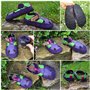 Langlauf Schuhbedarf Restes de cuir extra larges 1 kg - Couleurs assorties - Toutes les pièces de plus grande taille DIN A3 - Av