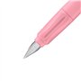 STABILO EASYbuddy Stylo-plume scolaire avec plume A pastel rose rouge encre bleue (effaçable) stylo unique avec cartouche inclus