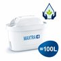 BRITA Carafe filtrante Marella bleue (2,4l), 3 filtres MAXTRA+ inclus, réduit le calcaire, le chlore et le plomb pour une eau du