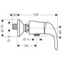 Hansgrohe 31760000 Focus E Mitigeur monocommande pour douche Chrome (Import Allemagne)
