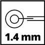 Einhell Coupe-bordures électrique GC-ET 4530 SET (450 W, Longueur du fil 10 m , Etrier de protection, Livré avec 3 bobine de fil