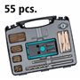 wolfcraft 8629000 Set projet Assemblages en angle invisibles - Pour les vissages cachés à angle de 90°