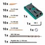 wolfcraft 8629000 Set projet Assemblages en angle invisibles - Pour les vissages cachés à angle de 90°