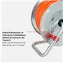 Brennenstuhl Garant S V2 1198370500 Enrouleur de câble extérieur IP44 25 m (fabriqué en Allemagne, câble de couleur de signal or
