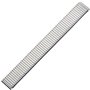 MARBURGER Bracelet de montre 18 mm en acier inoxydable argenté XL - Kit de montage sur outils 86601300020, Classique, fixe, clas