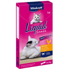 Vitakraft Snack pour Chats Cat Liquid Snack Poulet - 11 X 90g