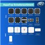 Rev Ritter 0510224555 AquaTop Prise apparente avec verrou de fermeture Gris