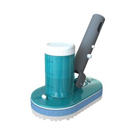 BAYROL Éponge de Nettoyage 2 en 1 avec réservoir de Recharge - pour Piscine et Spa - Élimine Les Taches même sous l'eau - Pratiq