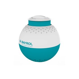 BAYROL Doseur Flottant pour tablettes de Chlore de 200 g/250 g – avec indicateur de Niveau de Vide et Ouverture de Dosage réglab