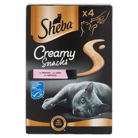 Creamy Snacks Au Saumon 4 x 12g