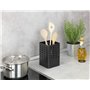 support pratique pour ustensiles de cuisine en métal thermolaqué aux formes modernes