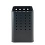 WENKO Support à ustensiles Silio, support pratique pour ustensiles de cuisine en métal thermolaqué aux formes modernes, angulair