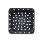 WENKO Support à ustensiles Silio, support pratique pour ustensiles de cuisine en métal thermolaqué aux formes modernes, angulair