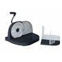 WENKO Trancheuse à pain manuelle E2X | Machine à couper le pain en ABS noir avec couteau en acier inoxydable | Accessoire de cui