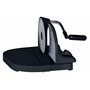 WENKO Trancheuse à pain manuelle E2X | Machine à couper le pain en ABS noir avec couteau en acier inoxydable | Accessoire de cui