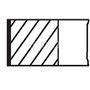 Mahle Original 083 24 N0 Segments de pistons