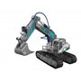 Revell Kit de Pelleteuse 3 en 1 I Excavatrice hydraulique, Grue et Chargeur à Bois I 177 pièces I Entraînement mécanique par cha