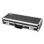 HMF 14433-02 Valise en Aluminium pour Armes à feu avec Serrure à Combinaison | 62 x 26 x 12 cm | Noir