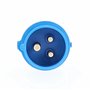 as - Schwabe Fiche CEE caravane - 230 V / 16 A fiche camping avec bornes à vis - caravanes et camping-cars - idéale pour une uti