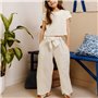 Patron Burda 9302 Pantalon fille léger à coulisse élastiquée ou pantacourt 7/8 - de 6 à 11 ans