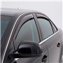 ClimAir Déflecteurs latéraux Master Noir (arrière) compatible avec Dacia Sandero/Stepway III 2021-