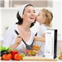 Hippodance Ustensiles de Cuisine Silicone Set,10pcs Set spatule en Silicone de qualité Alimentaire,Batterie de Cuisine antiadhés