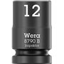 Wera 05005530001 8100 SB 12 Jeu de cliquet Zyklop Comfort, levier d'inversion, emmanchement 3/8", système métrique, 16 pièces
