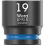 Wera 05005530001 8100 SB 12 Jeu de cliquet Zyklop Comfort, levier d'inversion, emmanchement 3/8", système métrique, 16 pièces