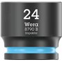 Wera 05005530001 8100 SB 12 Jeu de cliquet Zyklop Comfort, levier d'inversion, emmanchement 3/8", système métrique, 16 pièces