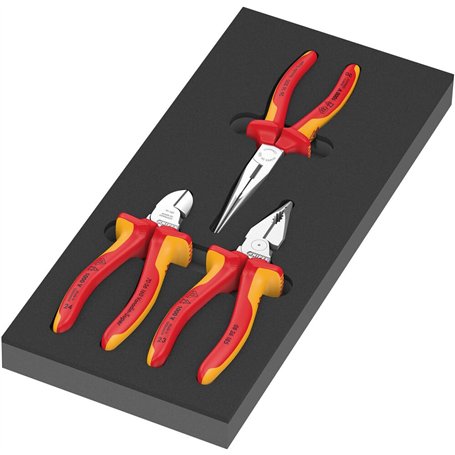 Wera 05150184001 Insert en mousse 9784 jeu de pinces KNIPEX VDE 1