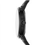 Boîtier en Acier Inoxydable Noir de 42 mm avec Bracelet en Cu