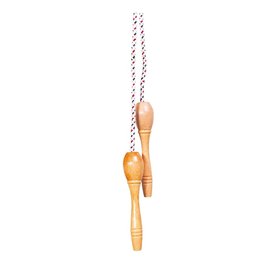 DAM - Corde à Sauter avec poignée Bois Verni L230cm