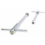 GSR Porte-outils avec oreille de centrage/niveau à bulle rond et rochet/cliquet n ° 10 M3-M10 - Modèle long - BSW - BSF - BSP -