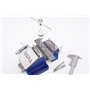 GSR Porte-outils avec oreille de centrage/niveau à bulle rond et rochet/cliquet n ° 10 M3-M10 - Modèle long - BSW - BSF - BSP - 