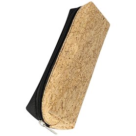 Online Trousse de qualité supérieure - Design en liège - Élégante pour garçons et filles - Avec fermeture éclair pratique - 1 co