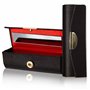 Fantasia Porte Rouge à lèvres Fermeture à pression Noir avec miroir L 8