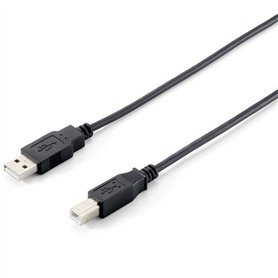 Câble USB 2.0 A vers USB B Equip 128862 Noir 5 m