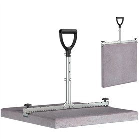 Langfit Lève-plaque - rückenfreundlich par 3 positions de poignée réglable en hauteur - 30 à 62 cm - schonend pour dos et les ha