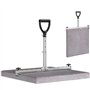 Langfit Lève-plaque - rückenfreundlich par 3 positions de poignée réglable en hauteur - 30 à 62 cm - schonend pour dos et les ha