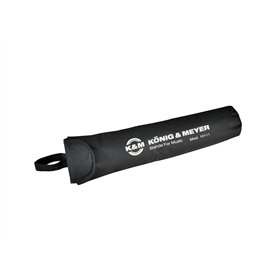 K&M 10111 Sac de transport Noir - Tissu nylon résistant à la déchirure et hydrofuge - pour le pupitre 101