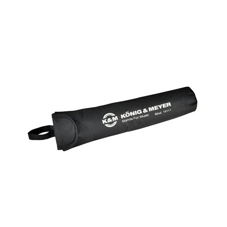 K&M 10111 Sac de transport Noir - Tissu nylon résistant à la déchirure et hydrofuge - pour le pupitre 101