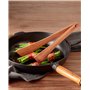 triangle 50 471 30 01 Pince de cuisine en bois de cerisier avec mécanisme de pliage intelligent