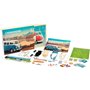 FRANZIS Caravaning 55115 Calendrier de l'Avent en métal à l'échelle 1:24 avec livre d'accompagnement de 52 pages